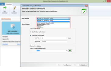 Import External Data into SharePoint as List Items and vice versa