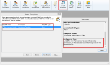 Permission Templates